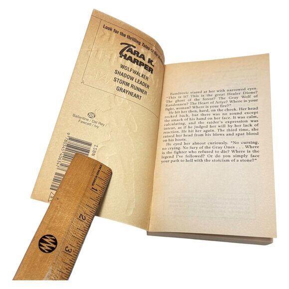 Del Ray Tara K Harper Lot 5 Book PB Wolf Grayheart Bane More Vintage Fantasy - Picture 5 of 16